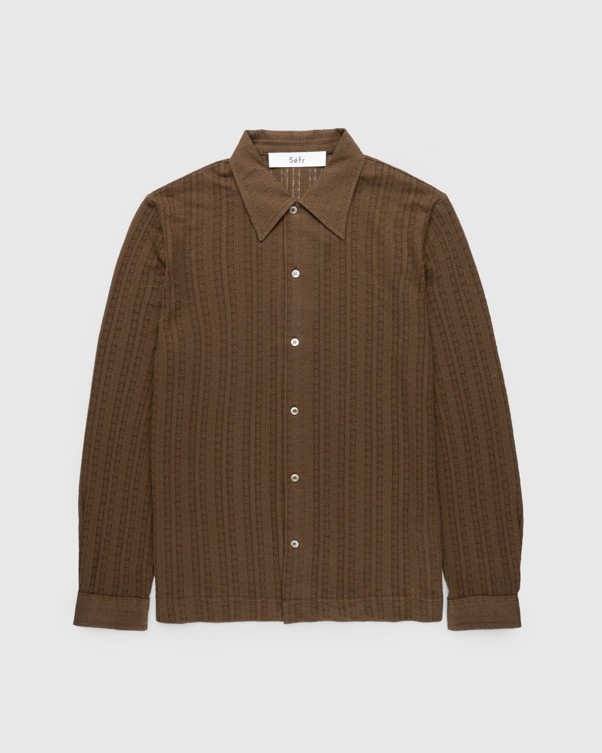 Séfr – Ripley Shirt Espresso Medallion | Highsnobiety Shop